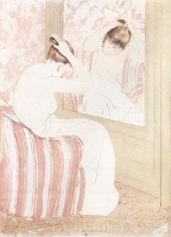Mary Cassatt The hair style
